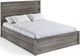 DeFehr Westpoint Driftwood Queen Panel Bed with Storage-0