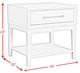 Elements International Westland Almond End Table-2