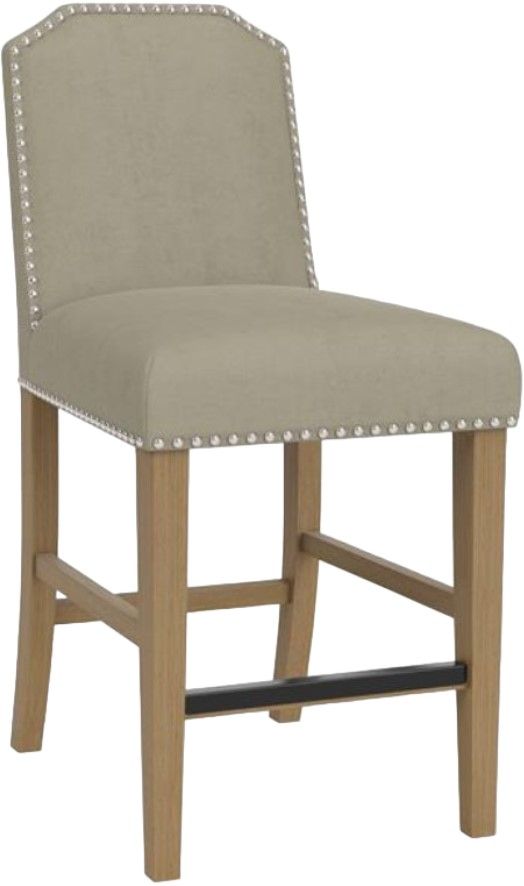 Riverside Furniture Mix-N-Match Chairs 2-Piece Sand Clipped Top Upholstered Stool Set-1