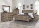 Vaughan-Bassett Woodlands Driftwood Sleigh Queen Bed-1