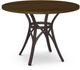 Amisco Customizable Kai Round Table  with 42" Walnut Veneer Table Top-0