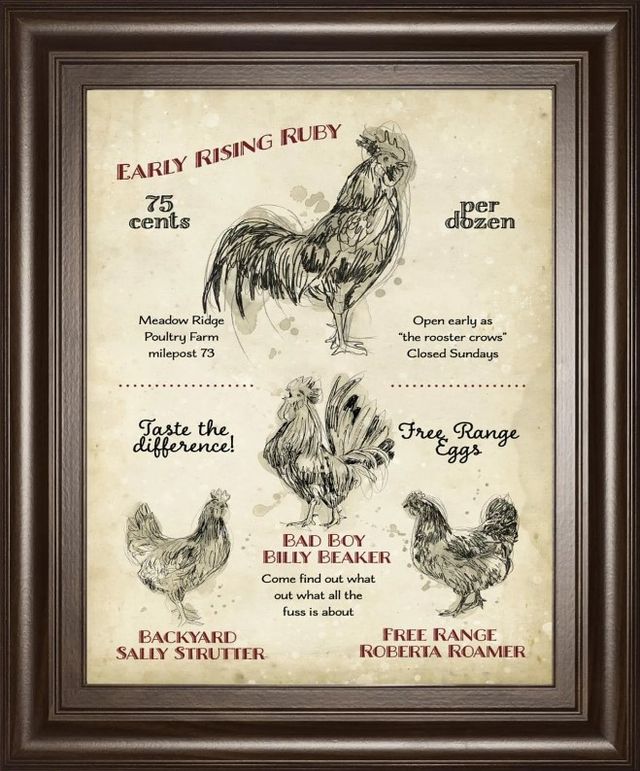 Classy Art Hen House I by Studio W Wall Art-0