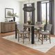 Parker House® Cedar Fork 2-Piece Gray/Smoked Arabica Counter Stool-1
