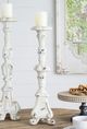 A & B Home Magnesia White Candle Holder-4