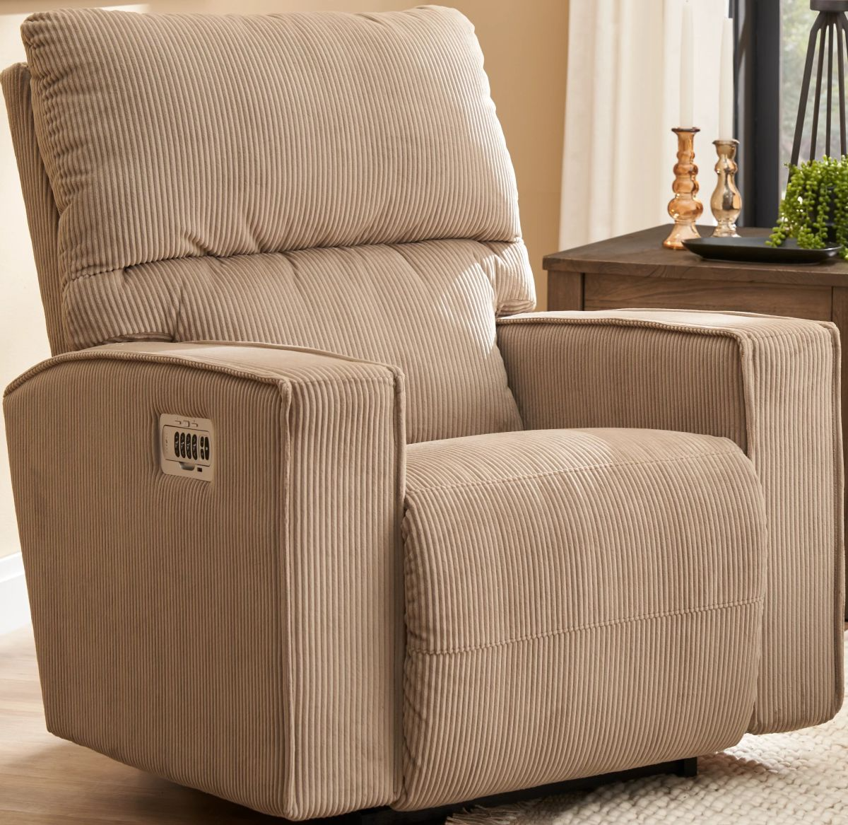 La-Z-Boy® Maddox Power Rocking Recliner with Headrest and