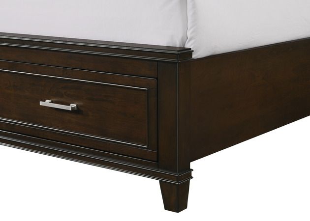 Bernards Nova II Cherry Queen Panel Storage Bed-3