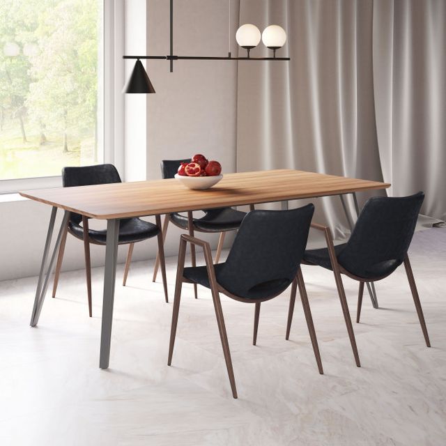 Zuo® Modern Desi Beige Dining Chair-2