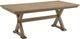 Najarian Furniture Chevron Gray Rectangle Dining Table-0