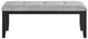 Global Furniture USA D1319 Light Gray Bench-1