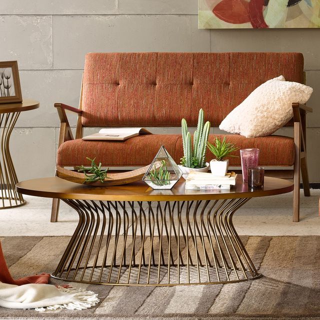 Olliix by INK+IVY Bronze Mercer Coffee Table-1