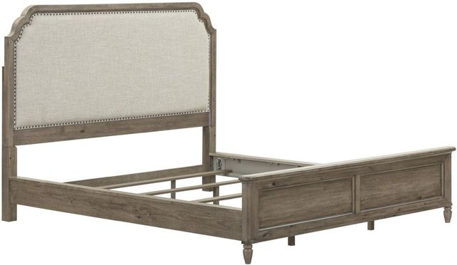 Liberty Furniture Hickory Grove Heirloom Brown California King Upholstered Bed-0