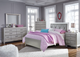 Signature Design by Ashley® Olivet 5-Piece Silver Full Panel Bed Set-5