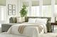 Signature Design by Ashley® Bridgepoint 2-Piece Moss Left-Arm Facing Sleeper Sectional and Chaise-2