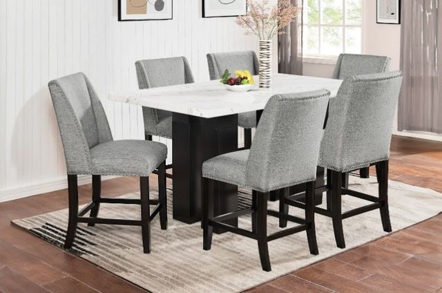 New Classic® Home Furnishings Faust Gray Counter Stool-1