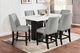 New Classic® Home Furnishings Faust Gray Counter Stool-1