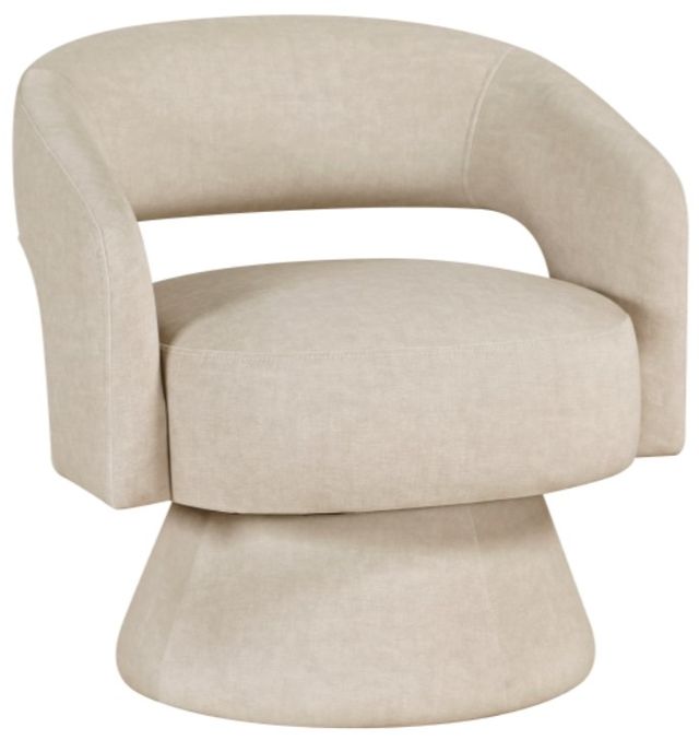 Homelegance® Lavon Taupe Swivel Chair-0