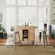homestyles® General Line Brown Kitchen Cart-3
