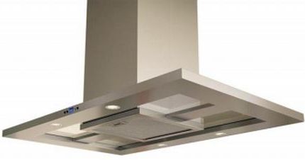 Zephyr Essentials Europa Modena 42" Stainless Steel Island Hood-0
