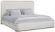 Bernards Trilogy Toffee/White Sand King Upholstered Panel Bed-0