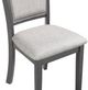 New Classic® Home Furnishings Amy 2-Piece Gray Dining Chair-5