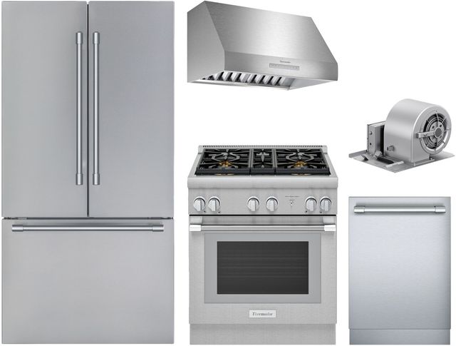 Thermador® 5 Piece Stainless Steel Kitchen Package -0