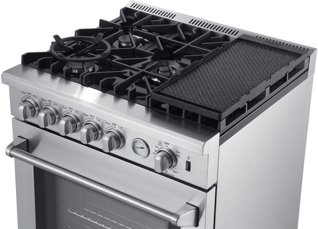 FORNO® Lazio 30" Stainless Steel Pro Style Gas Range-3