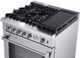FORNO® Lazio 30" Stainless Steel Pro Style Gas Range-3