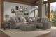 Jackson Furniture Canyon 4-Piece Fawn/Umber Modular Sectional and Ottoman-1