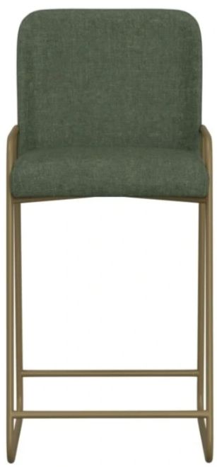 International Furniture Direct Seating Gold/Olive 49" Bar Stool-2