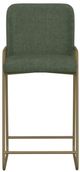 International Furniture Direct Seating Gold/Olive 49" Bar Stool-2