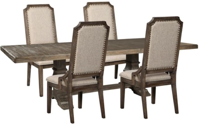 Signature Design by Ashley® Wyndahl 5-Piece Rustic Brown Dining Set-0