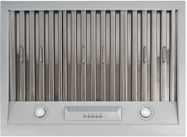 Unique® Appliances Classic Retro 30" Marshmallow White Under Cabinet Range Hood-3