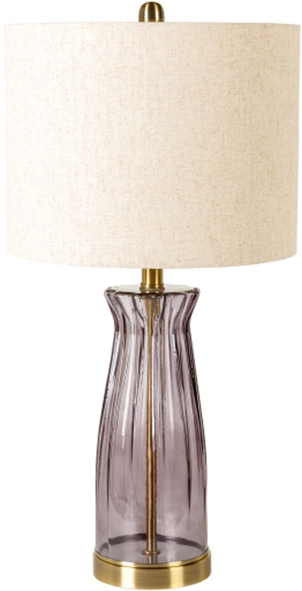 Surya Louisiana Silver/White Lamp-0
