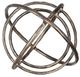 A & B Home Armillary Black/Gold Orb Sculpture-0