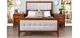 Handstone Catalina Single Fabric Upholstered Bed with 30-1/2’’ High Footboard-1