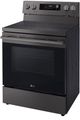 LG 30" Black Stainless Steel InstaView® Freestanding Electric Range with ProBake Convection®-2