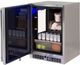 Lynx® Professional 24” Outdoor Refrigerator & Freezer Combination-Stainless Steel-0