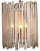A & B Home Beige Dane Wood Slatted Chandelier-1