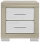 Global Furniture USA Emma Natural/White Nightstand-1