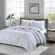 Olliix by Madison Park White Twin/Twin XL Keaton Reversible Coverlet Set-5