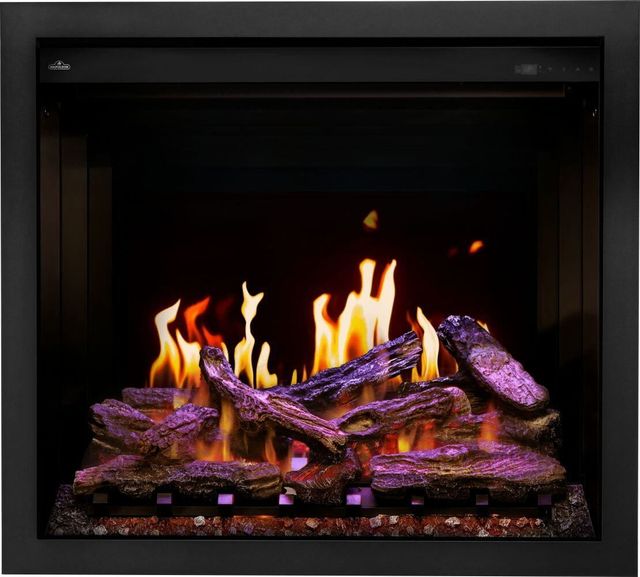 Napoleon Elevation™ X Series 36'' Black Built-In Electric Fireplace with Virtual Flame Technology-1