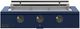 Caliber™ Rockwell Social 3-Burner Cobalt Built-In Natural Gas Grill with Pewter Hardware-0