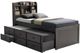 Furniture of America® Troutdale Stain Gray Twin Captain Bed-0