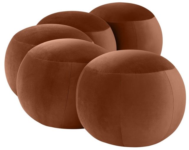 Meridian Furniture Apollo Cognac 75" Upholstered Bench-1