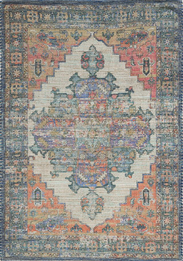 KAS Rugs Morris 2228 Multi Pendant 5'x7' Area Rug-0