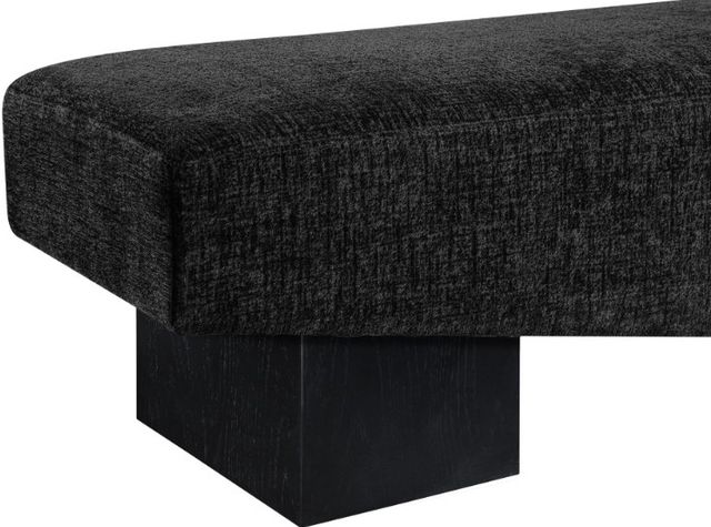 Meridian Furniture Alora Black Upholstered Bench-3