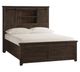 Jofran Inc. Madison County 4-Piece Barnwood Queen Barn Door Bedroom Set-2