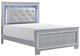 Homelegance® Allura Silver Full Panel Bed with LED Lighting-0