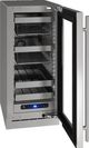 U-Line® 18" 3.7 Cubic Feet Stainless Steel Beverage Center-1