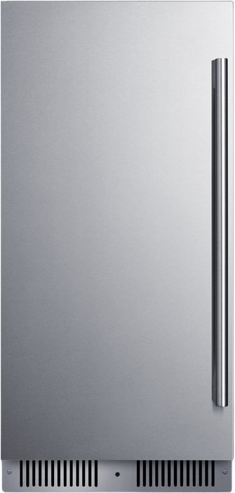 Summit® 15" 1.7 Cu. Ft. Stainless Steel Built-In or Freestanding Under The Counter Refrigerator